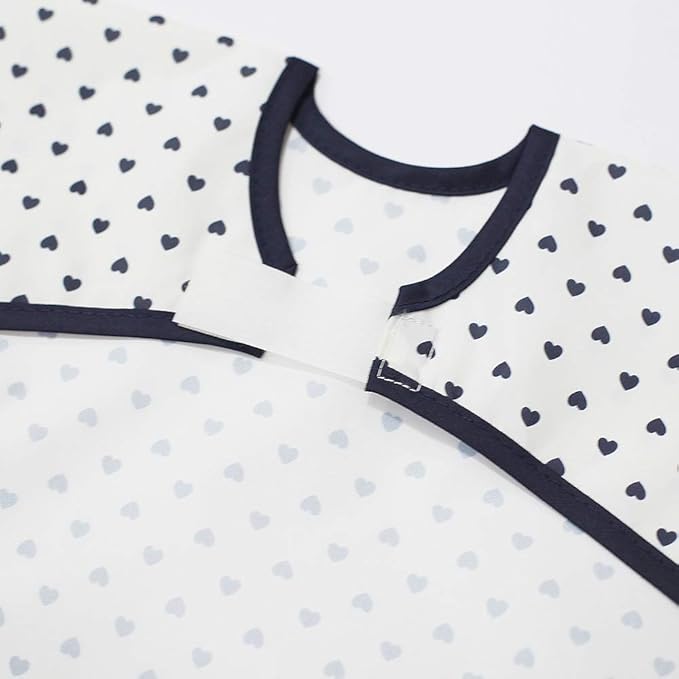 Long Sleeve Waterproof Bib for Toddlers – Feeding Smock for Baby Mealtime, Self-Feeding, Painting & Messy Play, BPA-Free