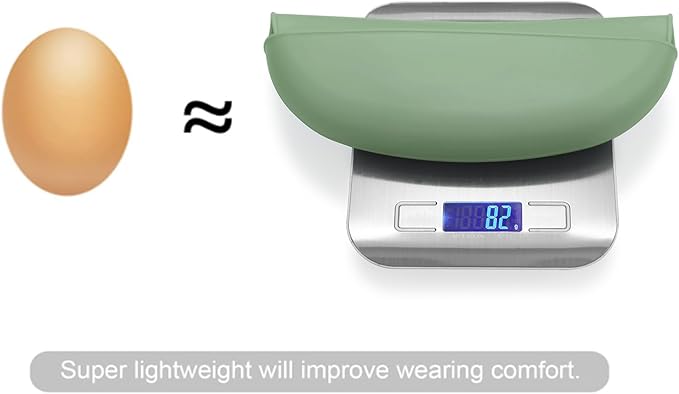 PandaEar 3 Pack Silicone Baby Bibs, Super Thin Light Weight Waterproof for Babies & Toddlers, Adjustable Soft Silicone Feeding Bibs with Food Catcher Pocket (Blue/Green/Flesh)