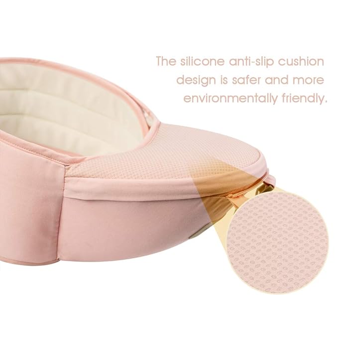 3 in 1 Ergonomic 360° Soft Baby Carrier, Baby Sling Comfortable Adjustable Positions, Fits All Newborn Toddler,HipSeat Infant Carrier, All Seasons,Perfect for Hiking Shopping Travelling (Pink)