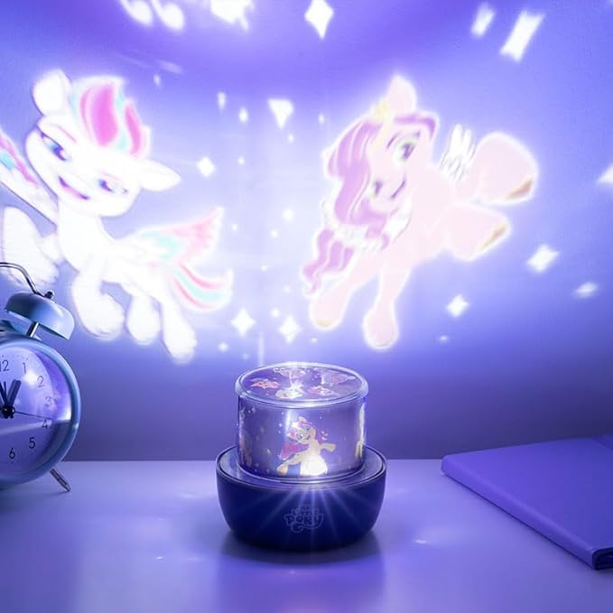 Paladone My Little Pony Projection Night Light, My Little Pony Scenes Decoration for Walls and Ceiling, Officially Licensed My Little Pony Toy for Girls