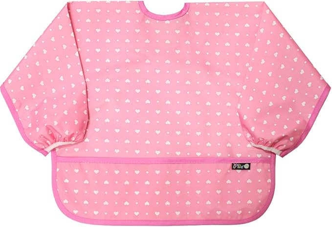Long Sleeve Waterproof Bib for Toddlers – Feeding Smock for Baby Mealtime, Self-Feeding, Painting & Messy Play, BPA-Free