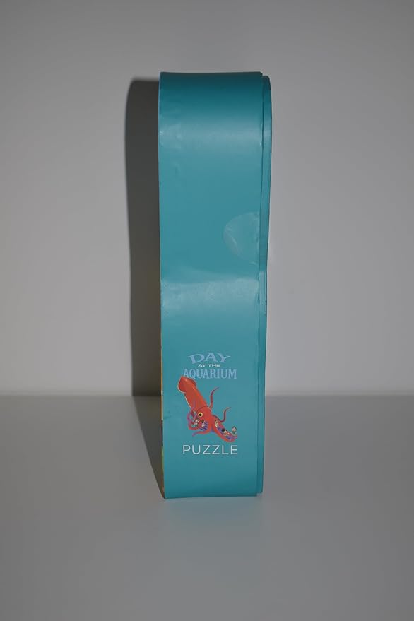 Crocodile Creek Above + Below 48-Piece Jigsaw Floor Puzzle - Fun Floor Puzzles for Kids Ages 4-8 - Day at The Aquarium - 18 x 24 inches Finished