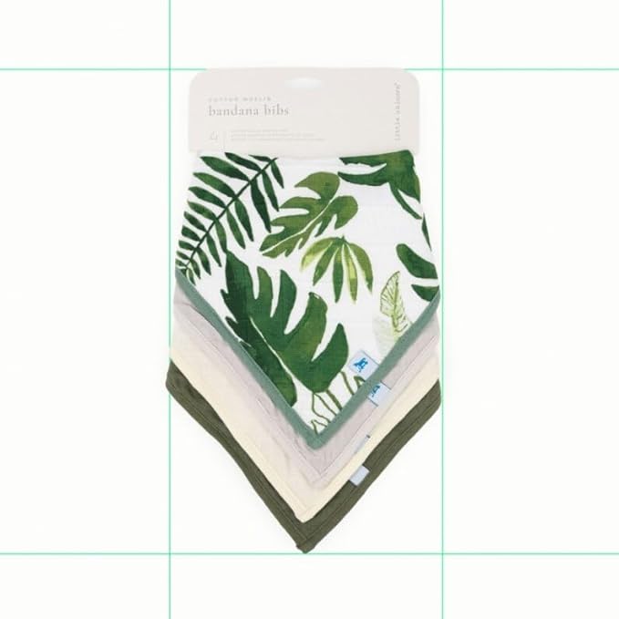 Little Unicorn Cotton Muslin with Fleece Bandana Bib