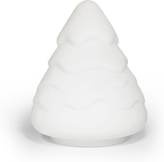 Night Light for Kids, Rechargeable Dimmable Silicone LED Nightlight with 7 Colors, Baby Nursery Night Lamp, Touch Squishy Lamp, Cute Gifts for Girls, Boys, Toddler Room Decor, Christmas Tree