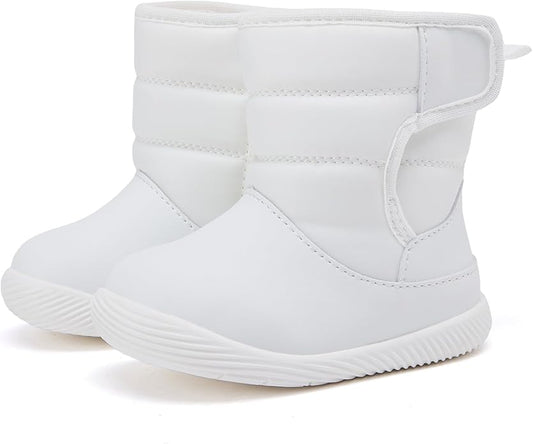 BMCiTYBM Baby Boy Girl Snow Boots Waterproof Winter Warm Booties Nonslip Lightweight Outdoor Shoes for First Walkers 6 9 12 18 24 Months(Infant/Toddler)