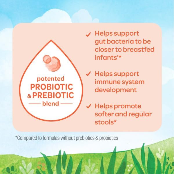 Happy Baby Organics Stage 1 Infant Formula, 0-12 Months, Milk Based Organic Baby Formula Powder with Iron, Probiotics & Prebiotics for Immune & Digestive Support, 22.9 Ounce (Pack of 2)