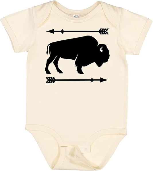 inktastic Buffalo Cute Animal Western Baby Bodysuit