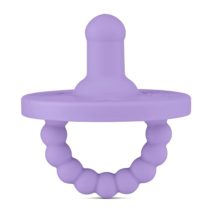 Ryan & Rose Cutie PAT Pacifier Teether (Stage 1, Orchid)