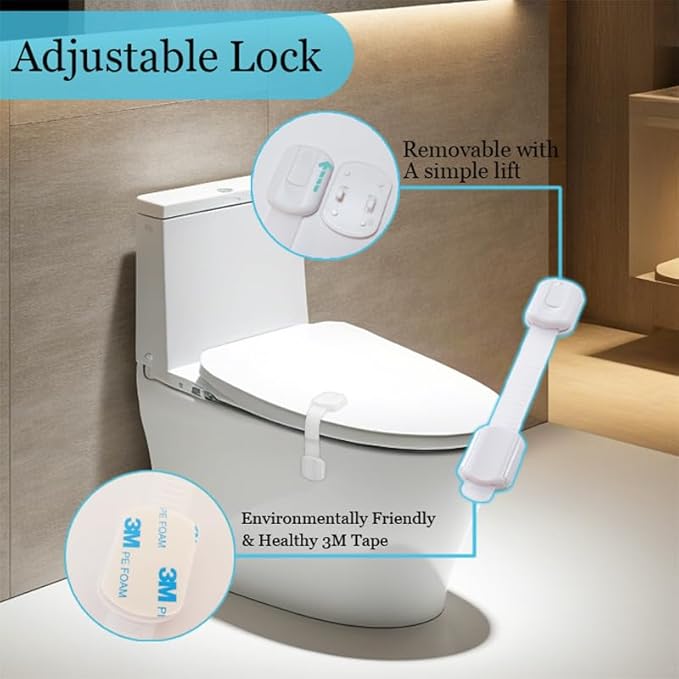 40 Pack Baby Proofing Kit | Hidden Cabinet Drawer Locks, Adjustable Latches, Outlet Covers, Corner Guards & Anti Tip Furniture Anchors Kit. Protecting Baby from Safety Hazards in Your Home.