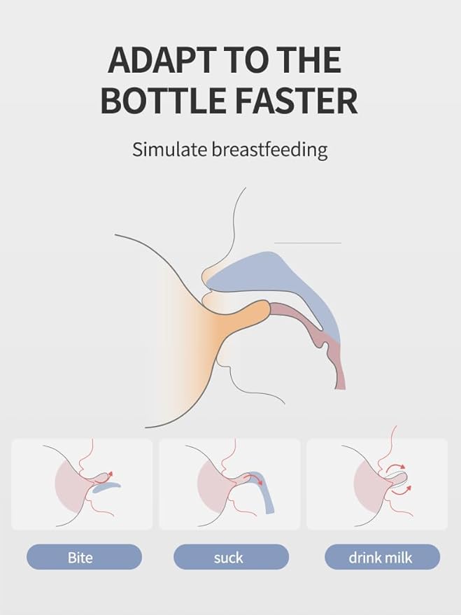 Glass Baby Bottles,Anti Colic Breastfeeding Bottle with Natural Response Nipple Size S,Wide Neck Slow Flow Baby Bottle for Baby,Newborn,Preemie 0-3 0-6 Month,BPA Free (Pink, 2 Pack, 5 Ounce)