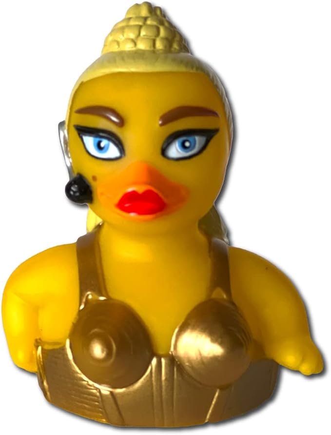 CelebriDucks - Material Bird - Floating Rubber Ducks - Collectible Bath Toy Gift for Kids & Adults of All Ages