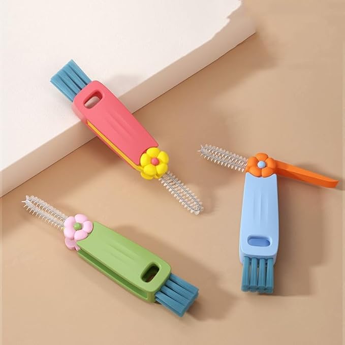 3 in 1 Cup Lid Cleaning Brush Set - Multifunctional Bottle & Cup Cleaner for Tight Spaces (3PCS)