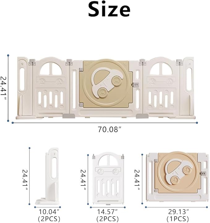Baby Gate for Stairs Dog Door Pet Door for Stairs, porches and fireplaces Strong Suction Cup Reinforced can be Changed at Will and with Drawing Board(Total Length: 70.08“)
