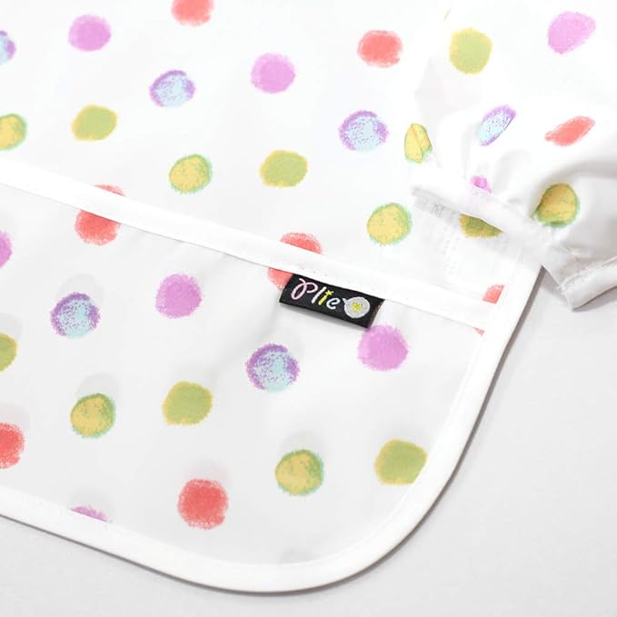 Long Sleeve Waterproof Bib for Toddlers – Feeding Smock for Baby Mealtime, Self-Feeding, Painting & Messy Play, BPA-Free