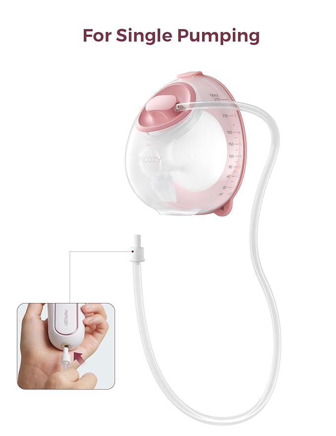 Momcozy Original V1 Pro/V2 Pro Breast Pump Replacement Accessories,Replacement Tubing of Single Pumping Only for Momcozy V1 Pro/V2 Pro 1 Pack