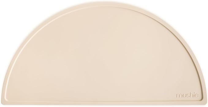 mushie Silicone Placemat for Kids | BPA-Free Non-Slip Design (Shifting Sand)