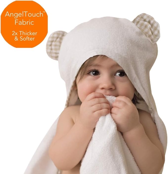 Channing & Yates - Premium Baby Robe - Toddler Robe - Organic Bamboo Hooded Bathrobe Towel - Thick & Soft