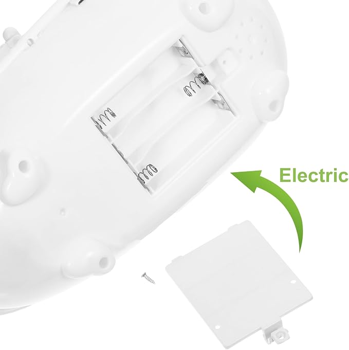 Toyvian Electric Water Spraying Bathtub Swimming Pool with Sprayer Without Battery for Doll (White)