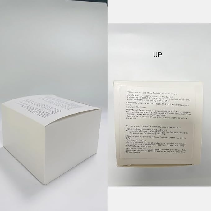 21mm Flange and Duckbill Valve Compatible with Spectra S1 Spectra S2 Spectra9 Plus Synergy Gold Breast Pump, Spectra Pump Parts S2 Parts S2 Accessories Replacement