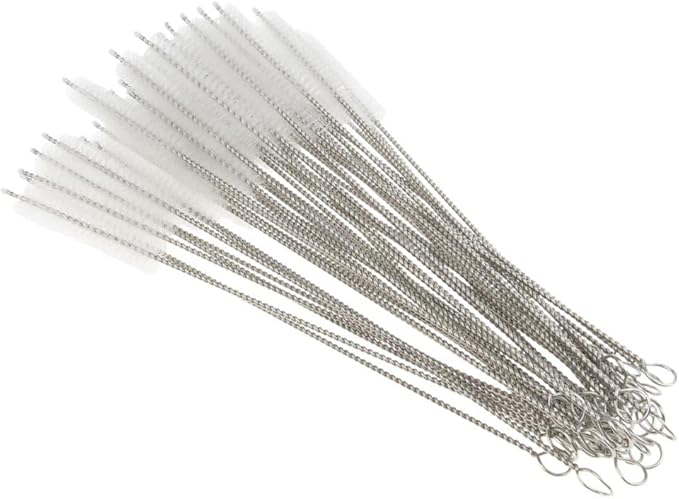 Straw Cleaner Kit, 50 PCS Reusable Drinking Straw Cleaner Brushes, Cleaning Brush for Baby Bottle, Sippy Cup, Water Bottle and Tubes