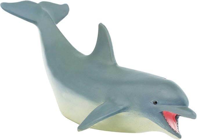 Safari Ltd. Bottlenose Dolphin Figurine - Detailed 5" Plastic Model Figure - Fun Educational Play Toy for Boys, Girls & Kids Ages 3+