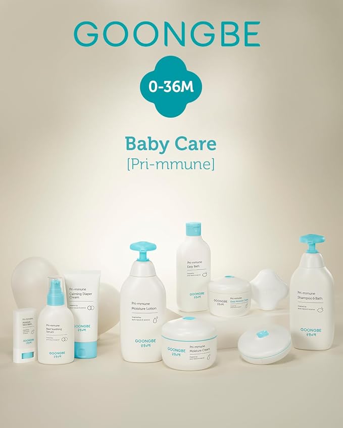 Baby Skincare Duo Set - Korean Baby Skincare & Bath Time Essentials - Shampoo & Bath, Moisutre Lotion - Travel Sized Hydrating & Nourishing Baby Wash and Moisturizer, 2 Items