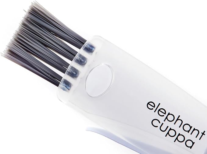 3 in 1 Cleaning Brush, Portable Stainless Steel with Nylon Bristle Cleaner Ergonomic, Lightweight Design for Effective Cup and Bottle Scrubbing Compact Tool for Quick Rinsing, White