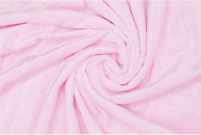 Unisex Children's Baby Quilt Soft Baby Blanket Minky Dot- Sherpa Fleece Baby Blanket 30 by 40 Inch Pink