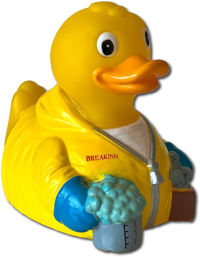 CelebriDucks - Breaking Bath - Floating Rubber Ducks - Collectible Bath Toy Gift for Kids & Adults of All Ages