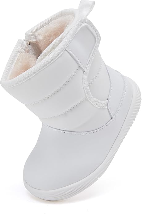 BMCiTYBM Baby Boy Girl Snow Boots Waterproof Winter Warm Booties Nonslip Lightweight Outdoor Shoes for First Walkers 6 9 12 18 24 Months(Infant/Toddler)
