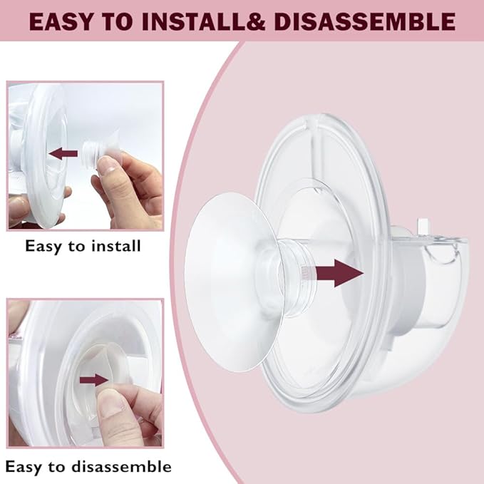 Flange Insert 8PCS 15mm Compatible with Momcozy M9/M6/M5/S12 Pro/V1 Pro/V2 pro, Spectra/Medela/Elvie/NCVI/TSRETE/eufy/Lansinoh/Paruu/MomMed Breast Pump 24mm Shields/Flanges (8pcs-15mm)