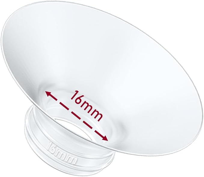 1pcs Breast Pump Flange Insert 16mm Compatible with Momcozy M9/M6/M5/S12 Pro/S9 Pro/V1 Pro/V2 Pro Wearable Breast Pump, Replace for Momcozy Pump Flange Insert, BPA Free, OEM, Not Original Parts
