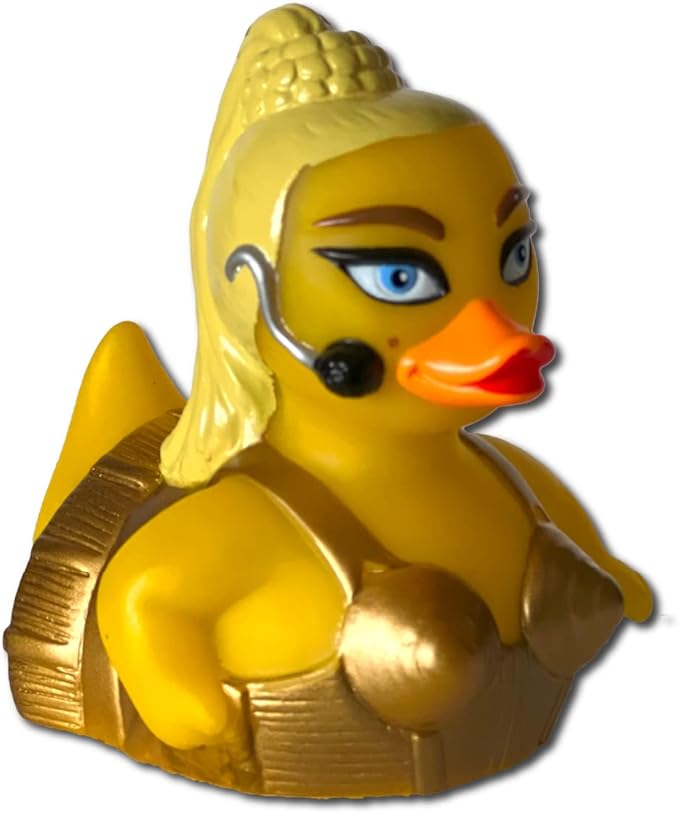 CelebriDucks - Material Bird - Floating Rubber Ducks - Collectible Bath Toy Gift for Kids & Adults of All Ages