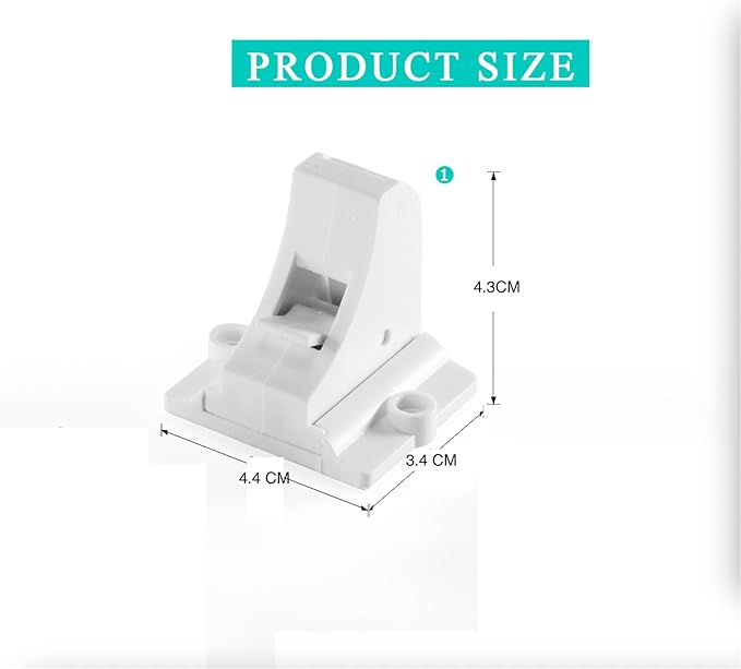 Vmaisi Adhesive Magnetic Locks for Cabinets & Drawers (24 Pack and 4 Keys + Cradle)