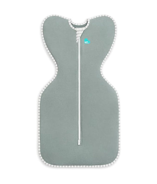 Love to Dream Swaddle UP, Baby Sleep Sack, Self-Soothing Swaddles for Newborns, Get Longer Sleep, Snug Fit Helps Calm Startle Reflex, New Born Essentials for Baby, 1.0 TOG, 13-19 lbs, Deep Olive