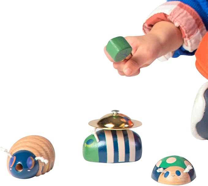 Manhattan Toy Folklore Bug Quartet 4-Piece Musical Wooden Toy Set for Toddlers