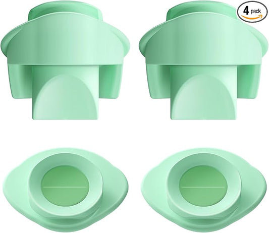 4pcs Duckbill Valves Compatible with Wearable Elvie Breast Pump,for Elvie Breast Pump Replacement Accessories, Silicone BPA Free, Breastfeeding Replacement Parts