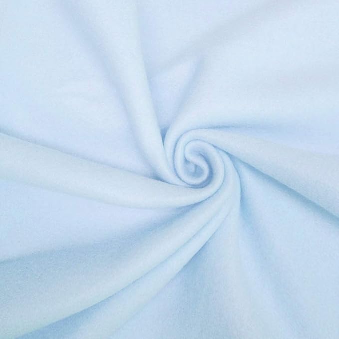 American Baby Company 2-Piece Fleece Blanket with Silk-Like Satin Trim set, Soft, Warm & Cozy, Blue and White, 30" x 30" for Boys and Girls, Perfect for Baby Carrier, Stroller, Travel and Gifting