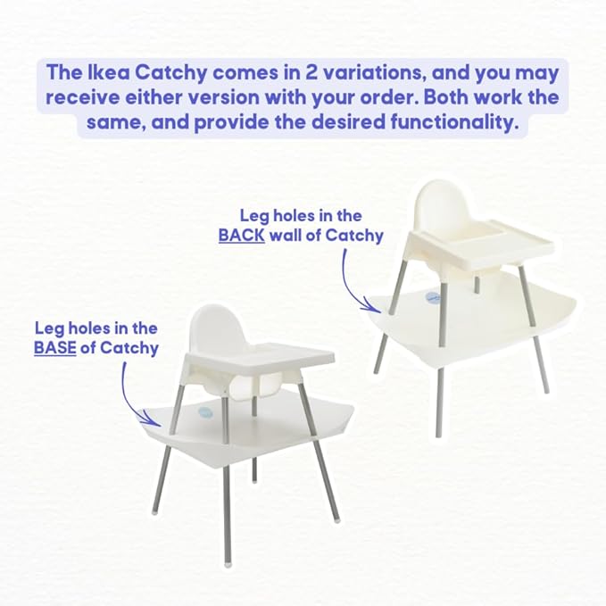 CATCHY - Food Catcher - Compatible with IKEA Antilop High Chair + 11 Other High Chairs - Highchair Sold Separately - Baby & Toddler Food & Mess Catcher - Under High Chair Accessory