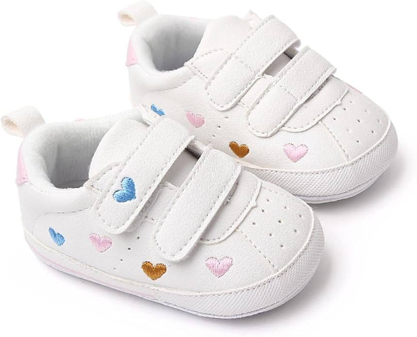 LONSOEN Baby Girls Boys Loafers Prewalker Dress Crib Shoes