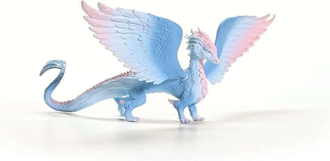 Schleich Bayala - Large, 13" Crystal Dragon Toy. Pretty, Movable Wing Fantasy Action Figure for Girls and Boys. Fun, Imaginative Play Fairy Figurine, Cute Mystical Toys for Kids Ages 5+, 70833