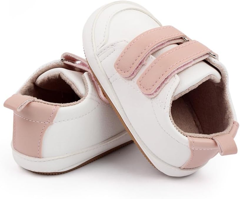 LONSOEN Baby Girls Boys Loafers Prewalker Dress Crib Shoes