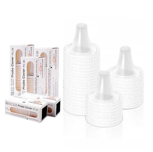 120 Counts Thermometer Ear Covers, Ear Thermometer Probe Covers, Lens Filters/Refill Caps for All Braun Ear Themometer Models, BPA Free Digital Disposable Ear Thermometer Covers