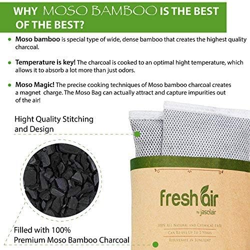 Jasclair Refill Bags Compatible with Dekor Classic Diaper Pail (4 Pack) | Baby Powder Scent | Multi-Layer Odor-Locking Liners | Leak-Resistant | Not for Dekor Plus