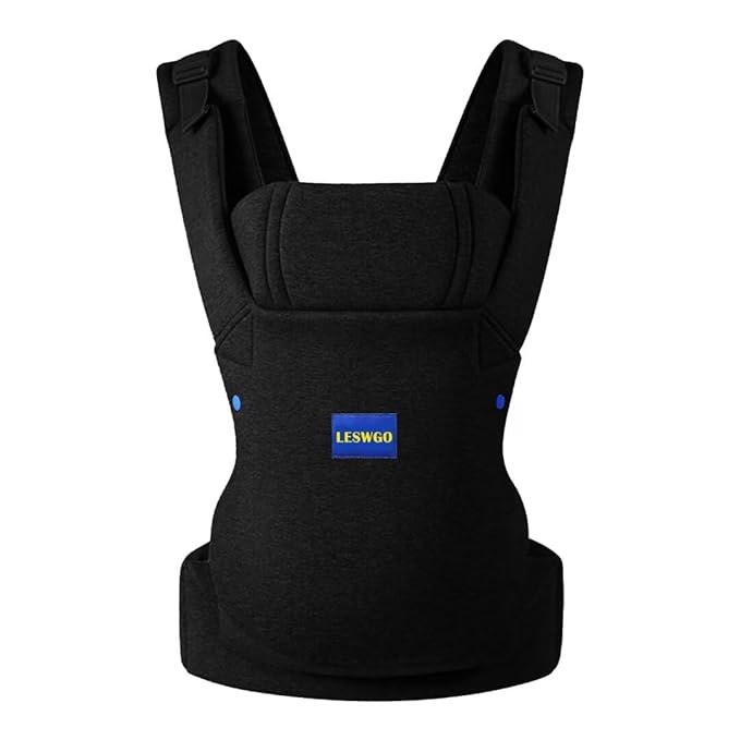 Baby Carrier Newborn to Toddler,Newborn Carrier with Head Support, Cozy Baby Holder Carrier for Dad Mens (All-Black)