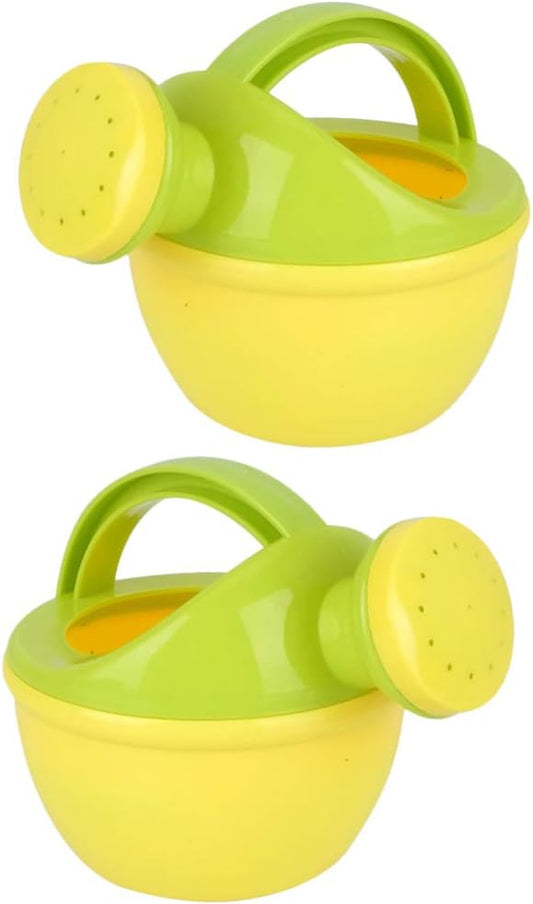 2Pcs Kids Watering Can Bath Water Can Plastic Watering Can Kids Bath Toys Beach Toys Play Sand Toys for Toddlers Kids