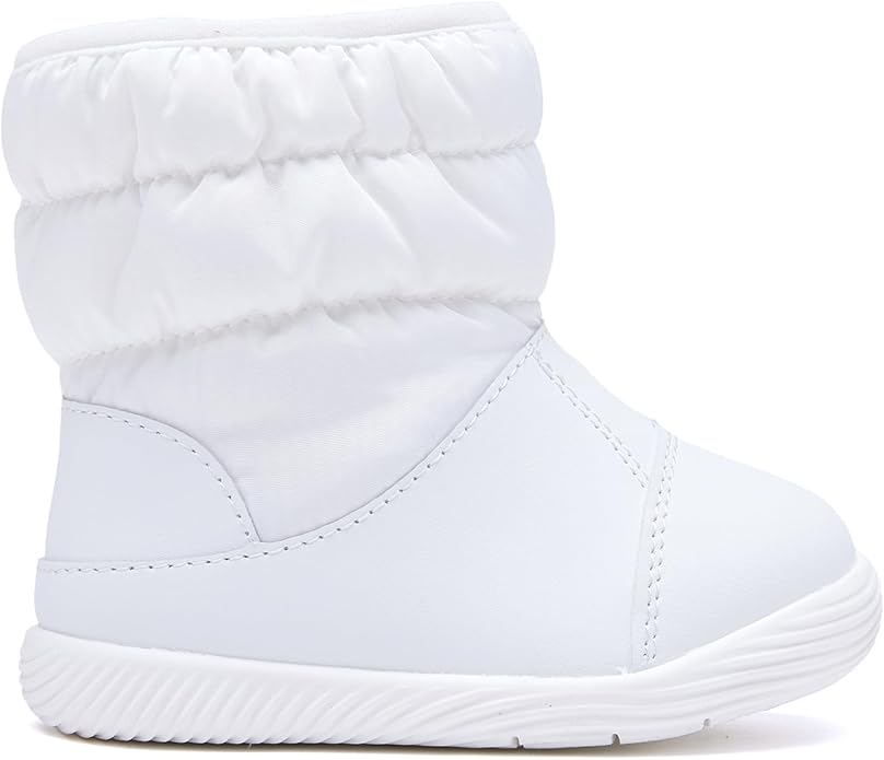 BMCiTYBM Baby Boy Girl Snow Boots Waterproof Winter Warm Booties Nonslip Lightweight Outdoor Shoes for First Walkers 6 9 12 18 24 Months(Infant/Toddler)