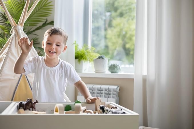 Sandtastik Beach Therapy Sand, 10 lb | Premium Safe & Non-Toxic for Sandboxes Sand Trays Sensory Tables, No Dust, No Free Silica