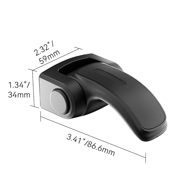 SAFELON 1 PC Baby Safety Oven Door Lock, Kitchen Safety Locks for Babies, Childproof Oven Locks for Kids, Heat-Resistant, No Screws & Drilling (Black)