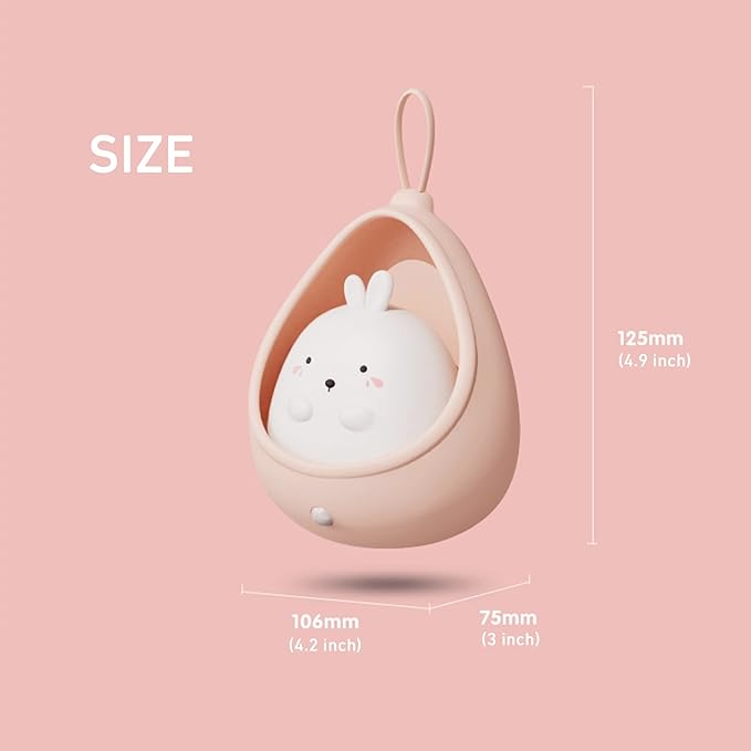 TriPro Cute Kitty Motion Sensor Night Light Wall Lamp,Rechargable,Bedroom Decoration for Kids Baby Toddler Teen Gift (Blue)